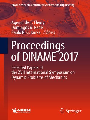 cover image of Proceedings of DINAME 2017